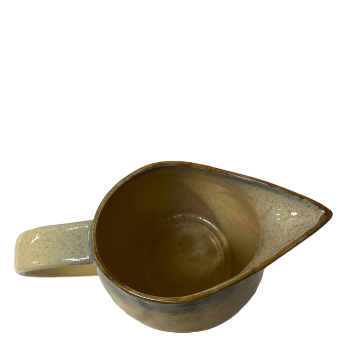 Large Pitcher in Ivory/Blue