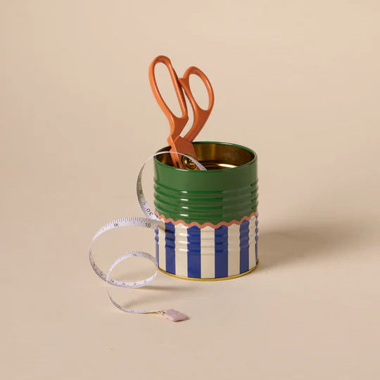 A Dopo Solid Striped Storage Tin