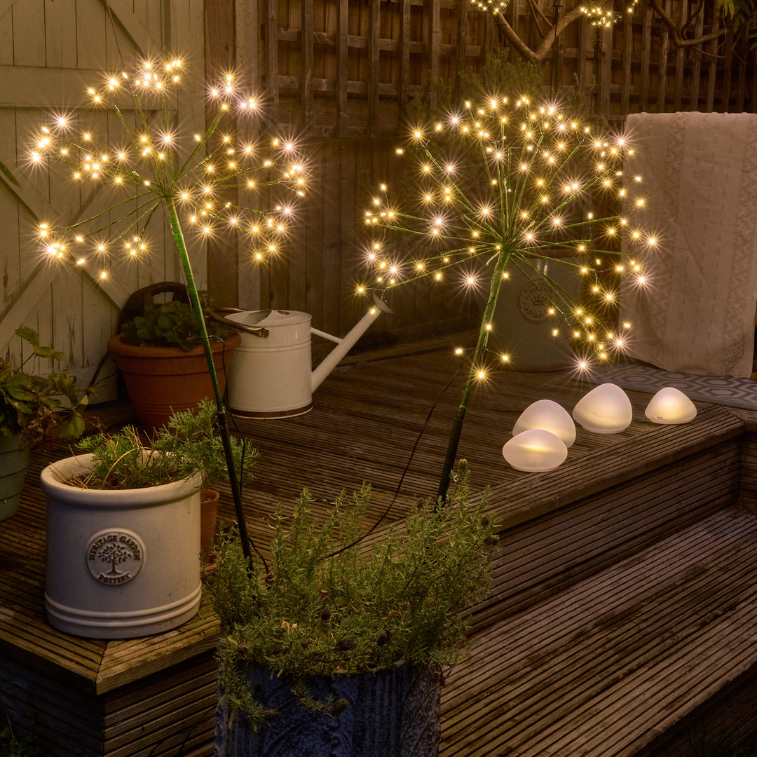 Solar LED Mælkebøtte Stake Light