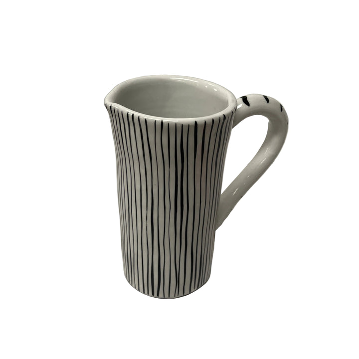 Striped Thin Pitcher Jug