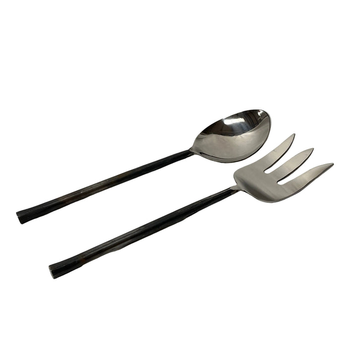 Set of Large Metal Salad Servers