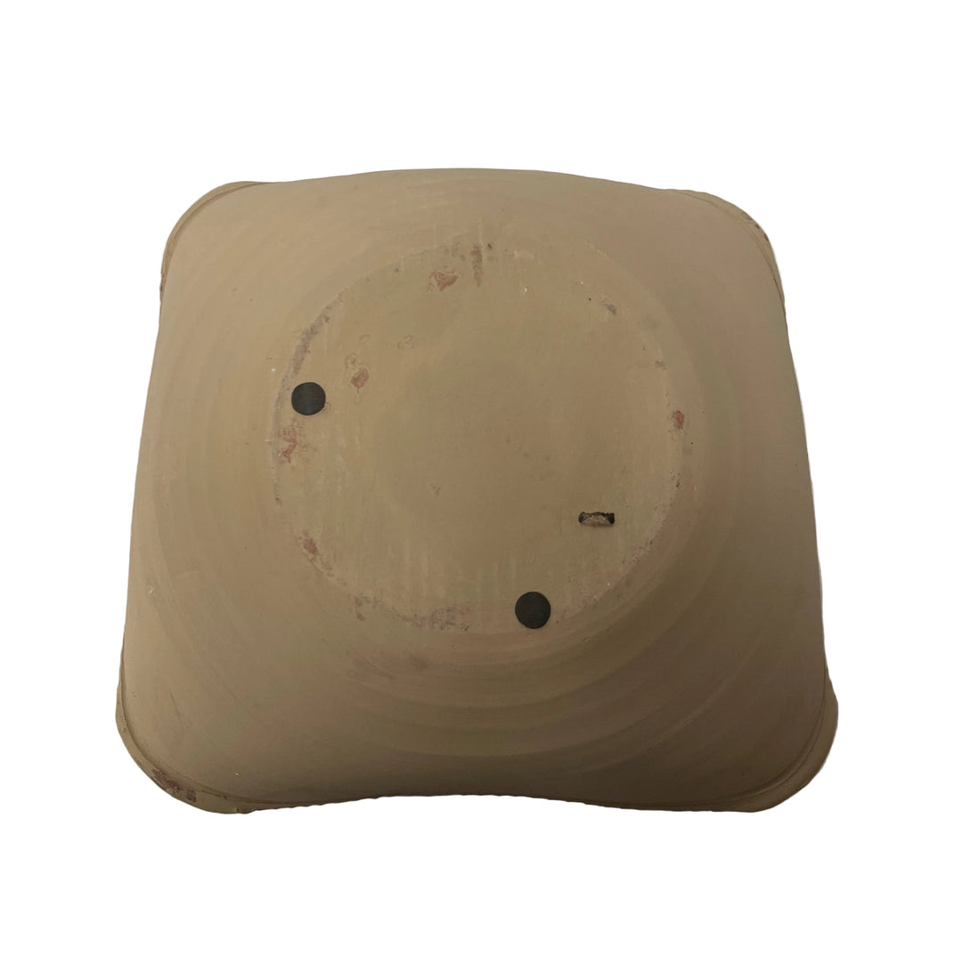 Large Square Glazed Bowl
