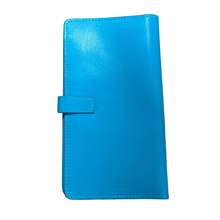 Teal Leather Travel Wallet