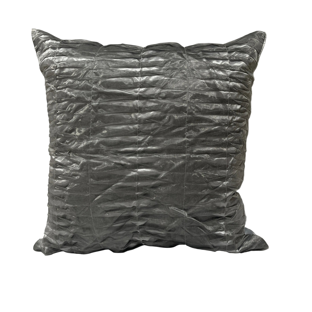Large Organza Cushion Covers Silver X4
