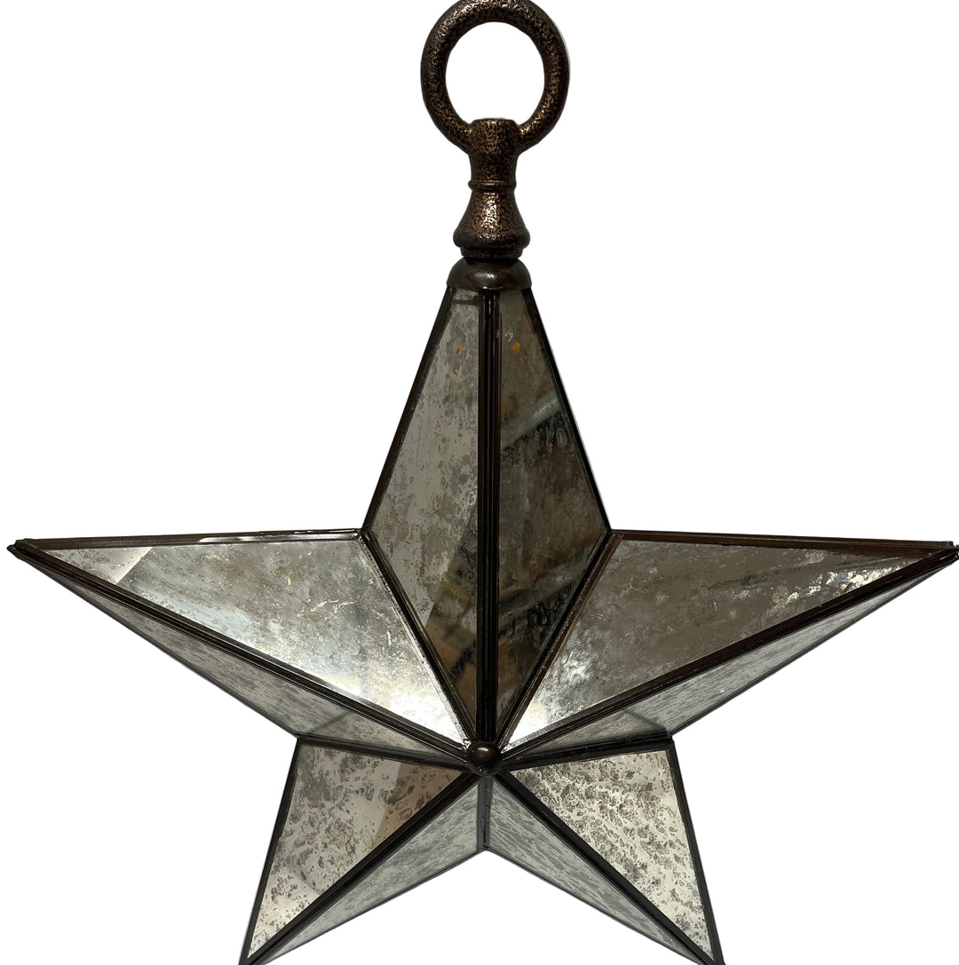 Large Glass Hanging Star Light