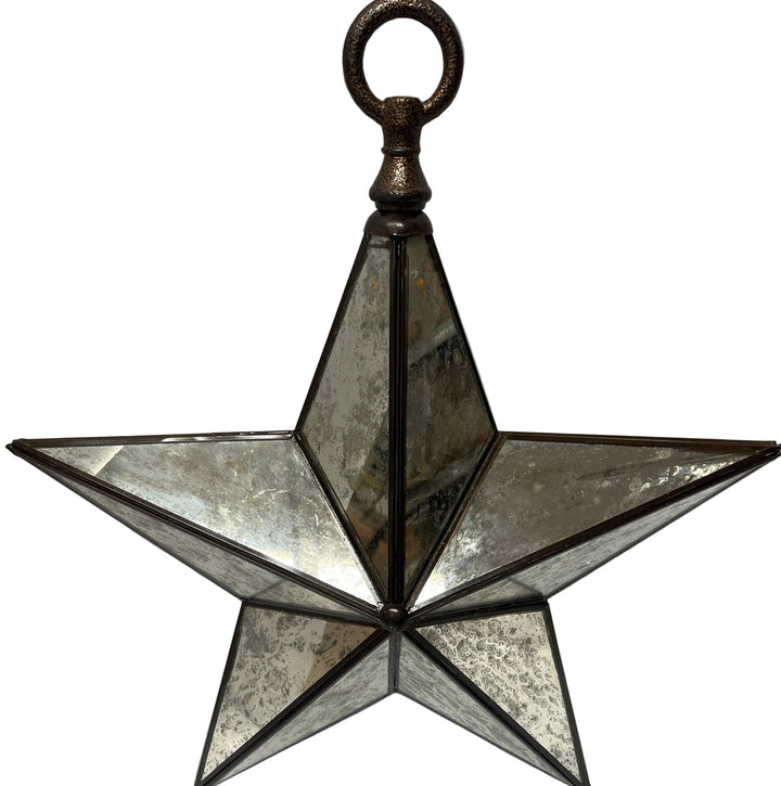 Large Glass Hanging Star Light