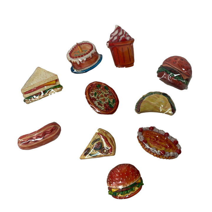 Set Of 10 Fun Novelty Fridge Magnets
