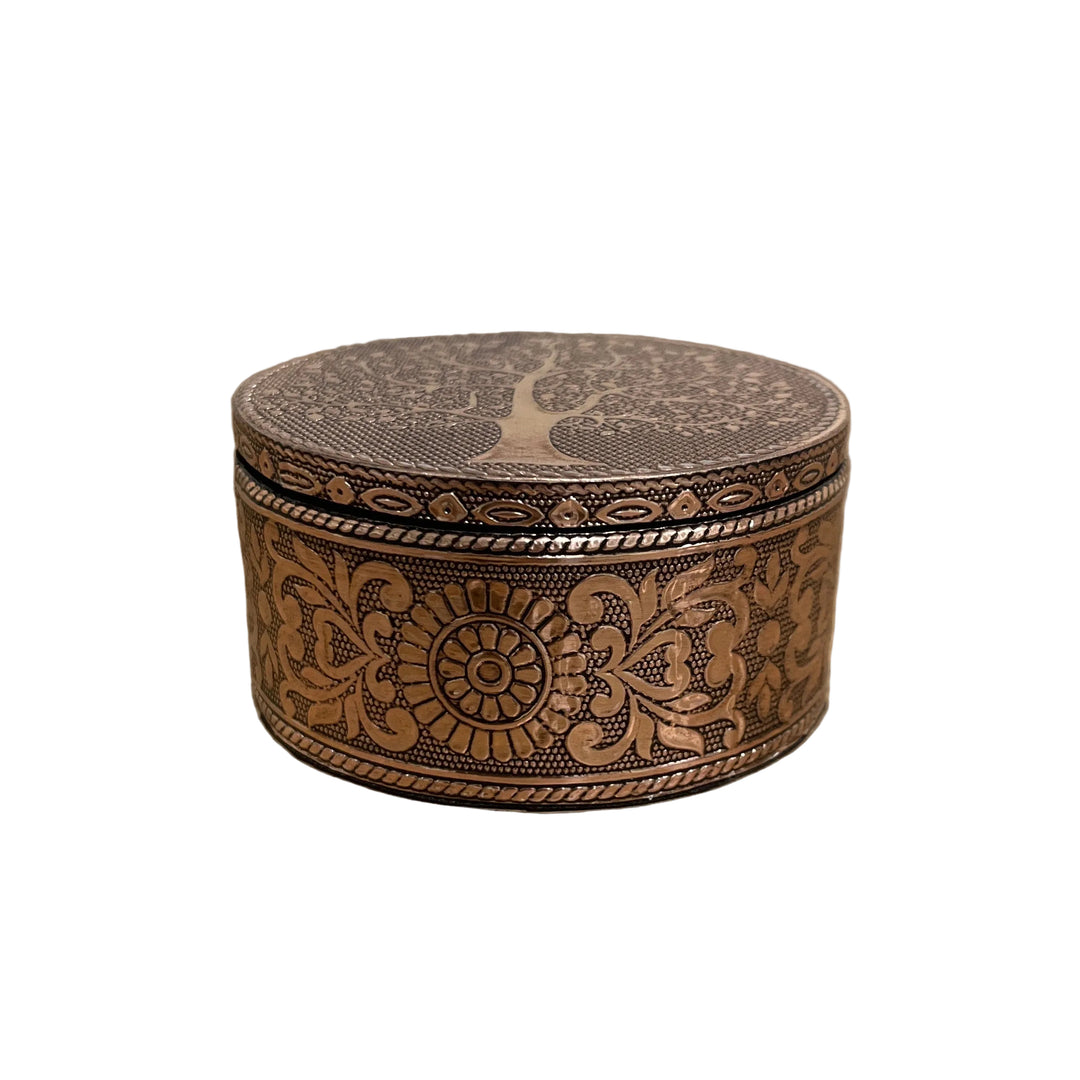 Tree of Life Copper Trinket Box
