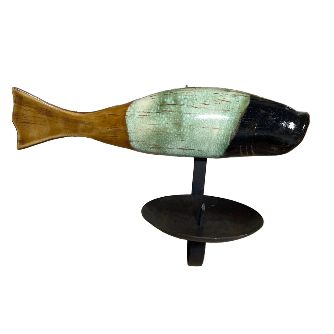 Wall Hanging Fish Candle Holder
