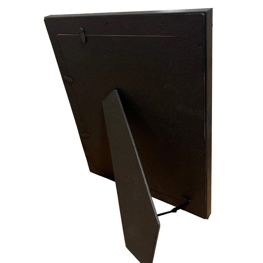 Large Photo Frame 6 x 8 “ Black /Silver
