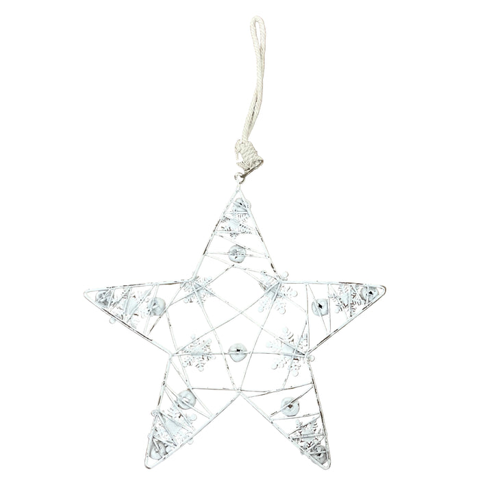 Large Twisted Wire Star Hanger