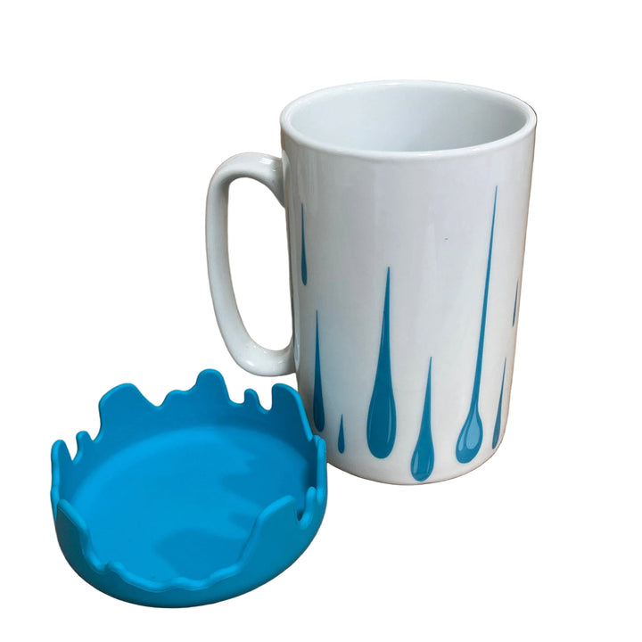 Large Mug with Lid Blue