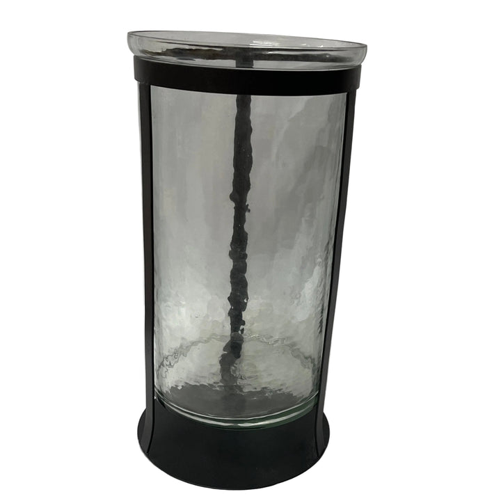 Large Hurricane Pillar Candle Holder