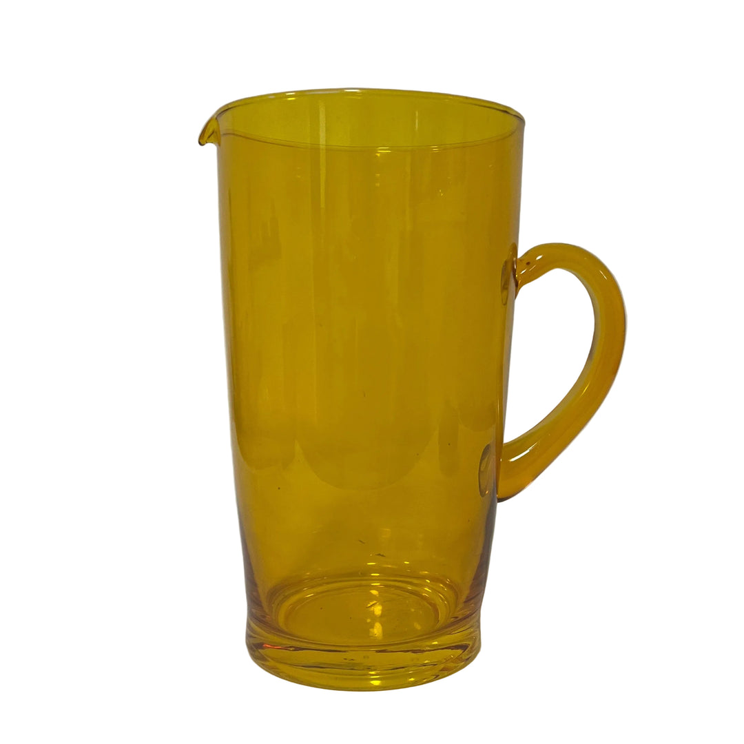Glass Pitcher Yellow