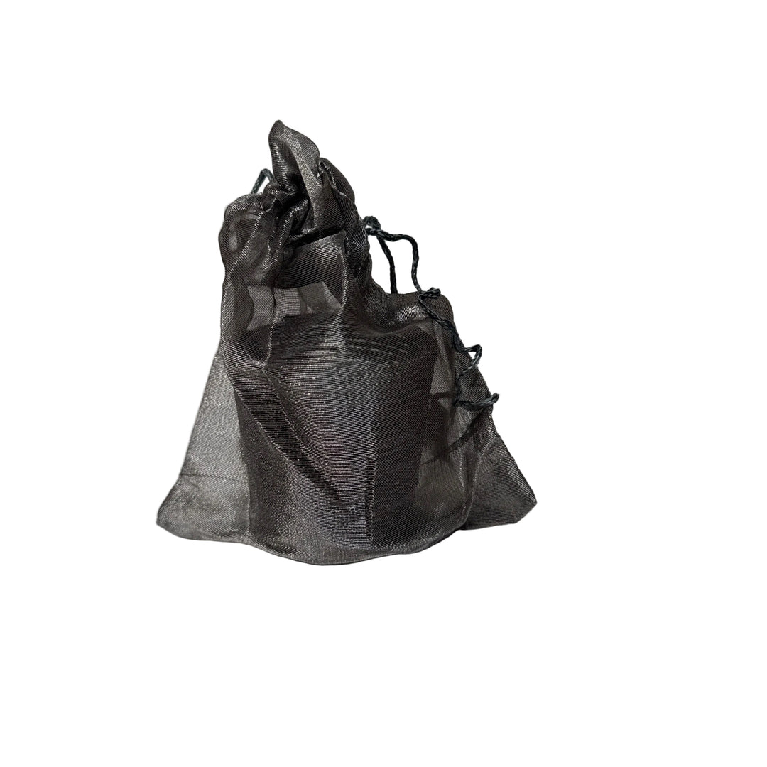 Beaded Tea light Holder in Grey