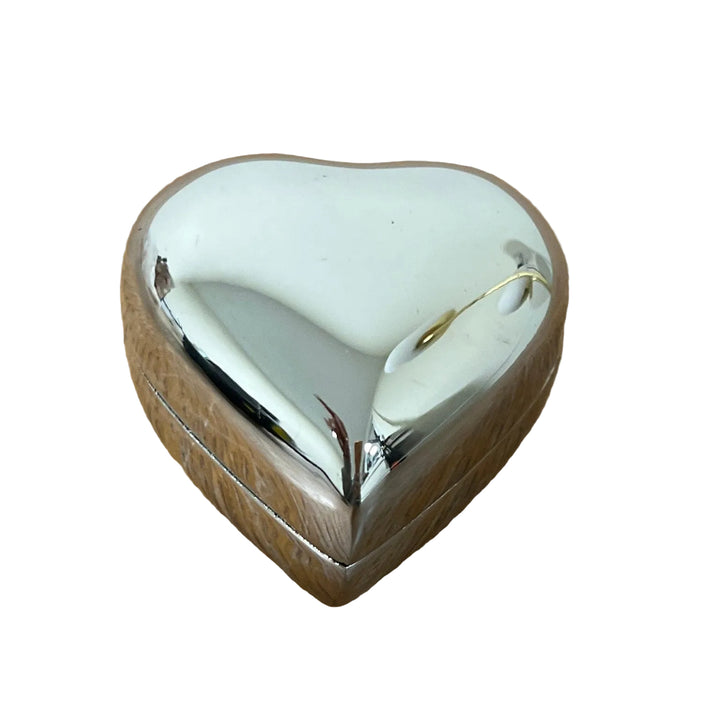 Heart Metal Trinket Box with Candle