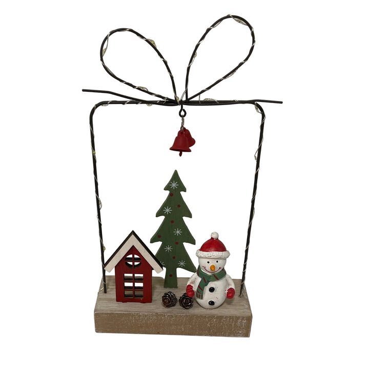 Wire Present with Snowman LED