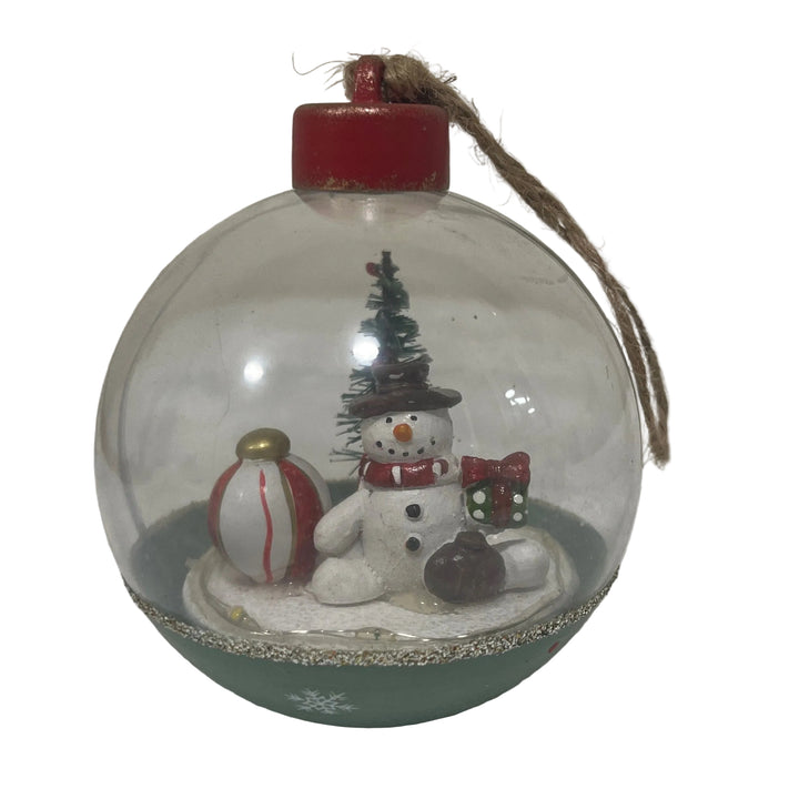 Snowman in Bauble LED