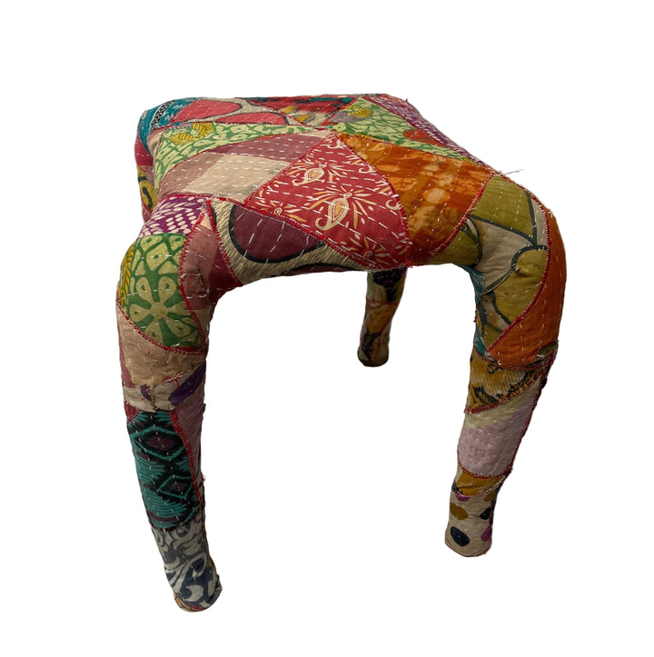 Handmade Patchwork Dressing Table Stool