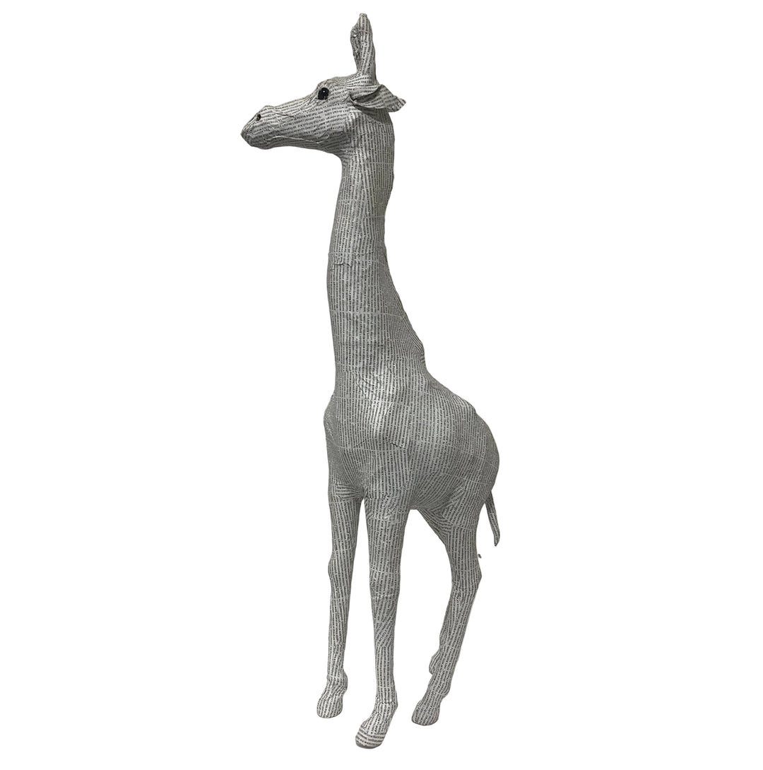 Large 27” Giraffe Newsprint