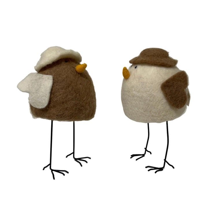 Large Pair of robins