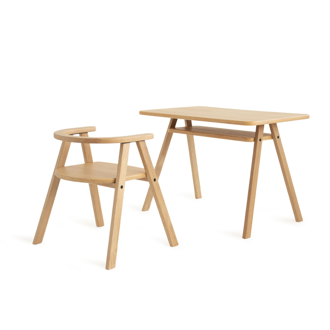 Growing Green Kid Bord i Natural Oak fra Nobodinoz