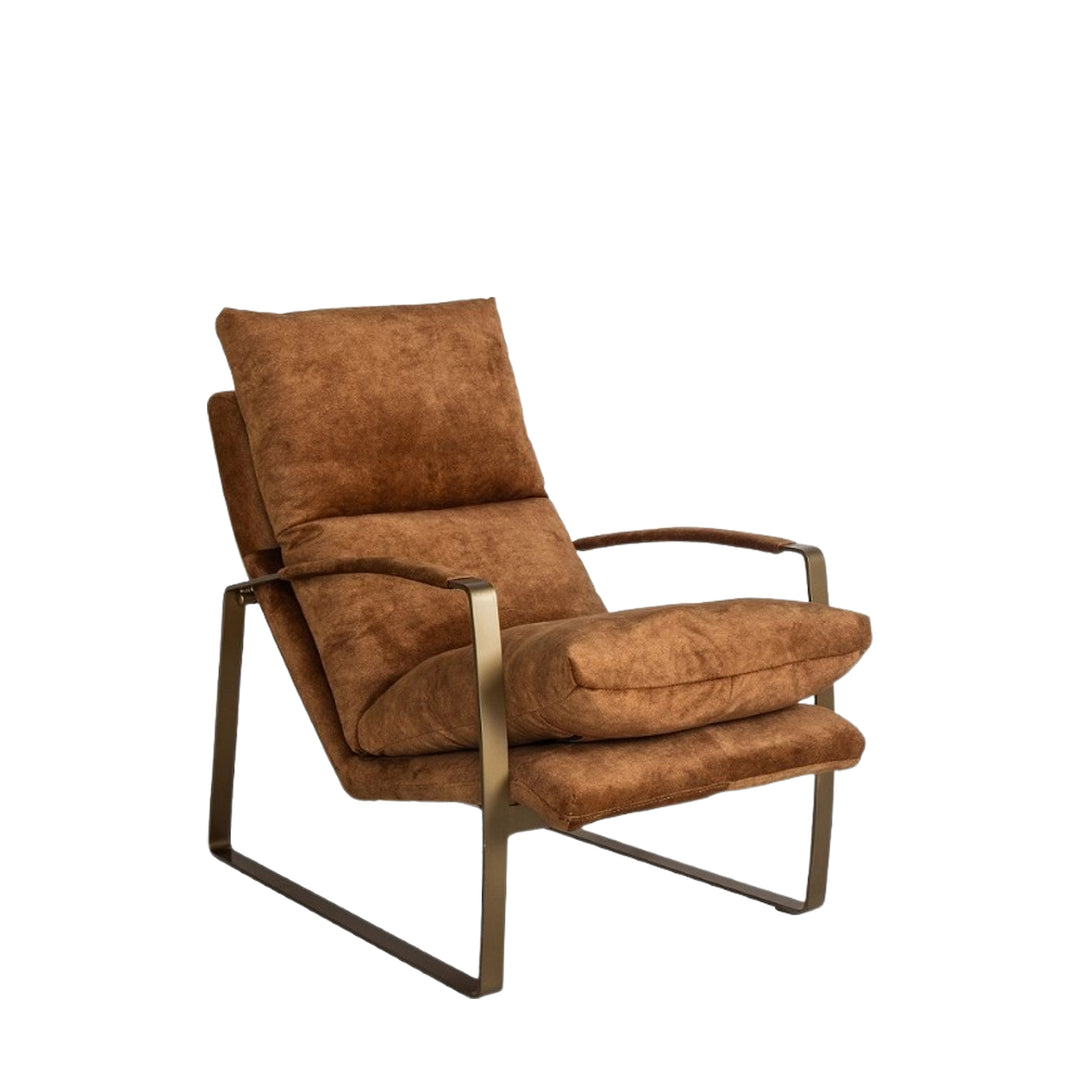 Fabien Lounger in Ochre