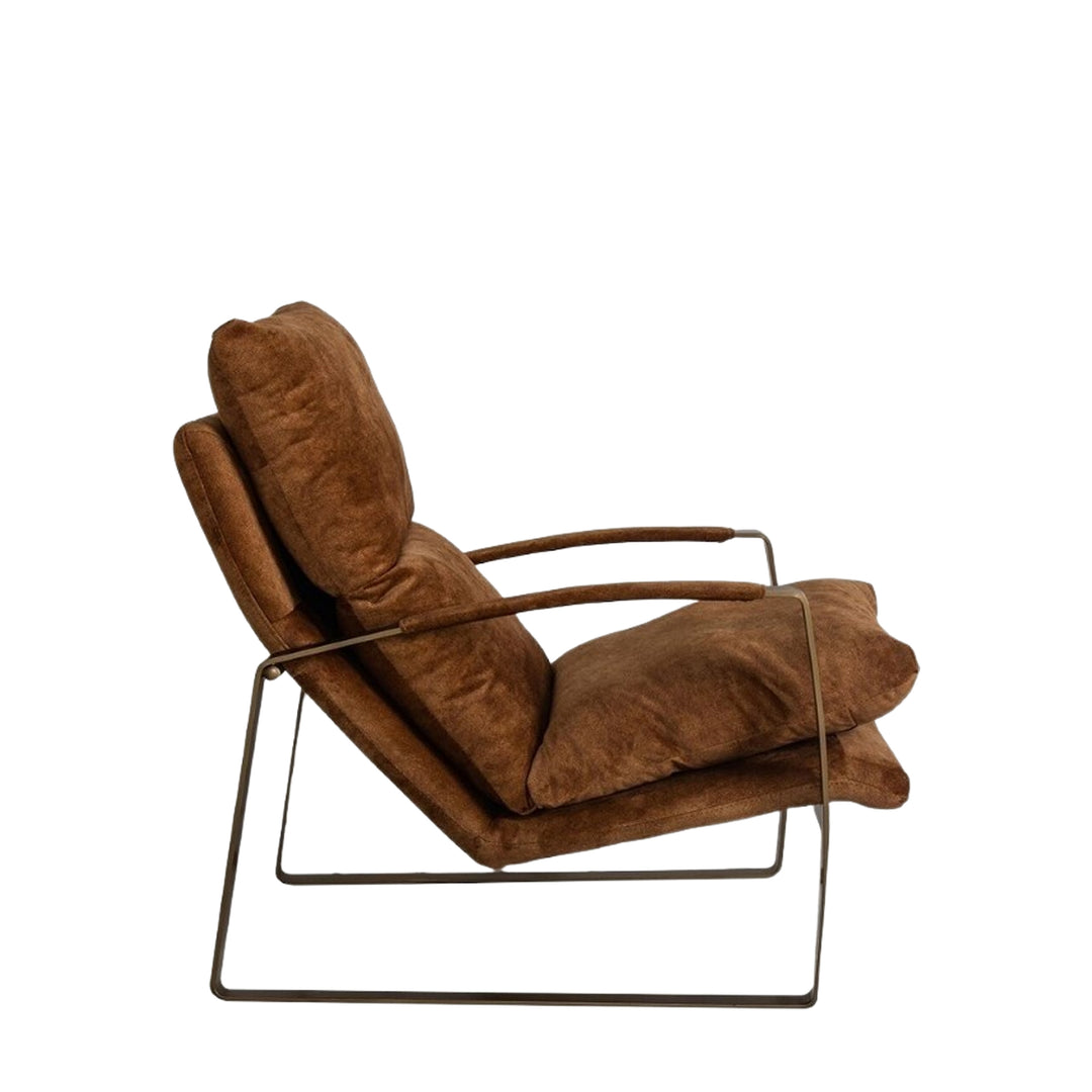 Fabien Lounger in Ochre