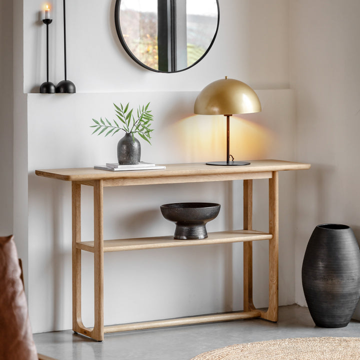 Craft Console Table in Natural
