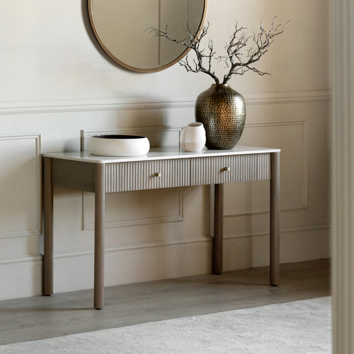 Marmo 2 Drawer Console