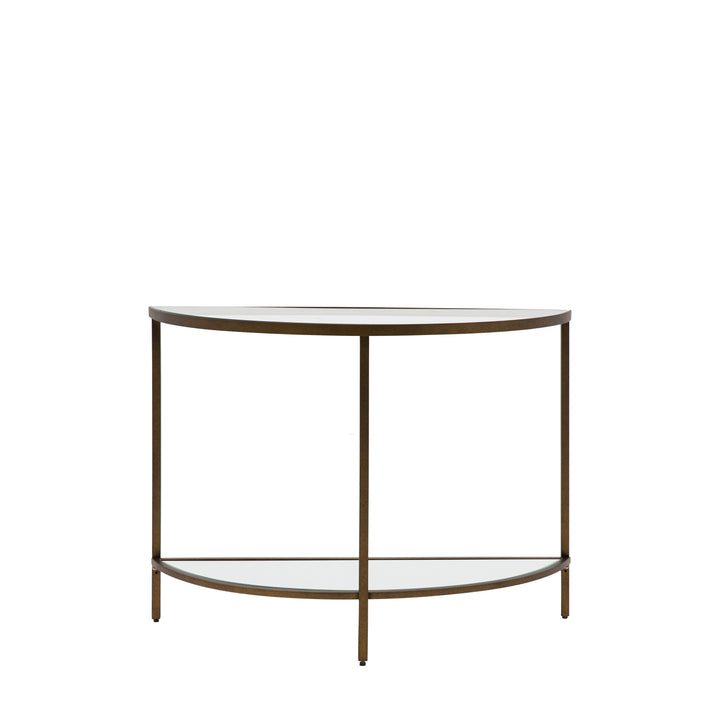 Hudson Console Table in Bronze