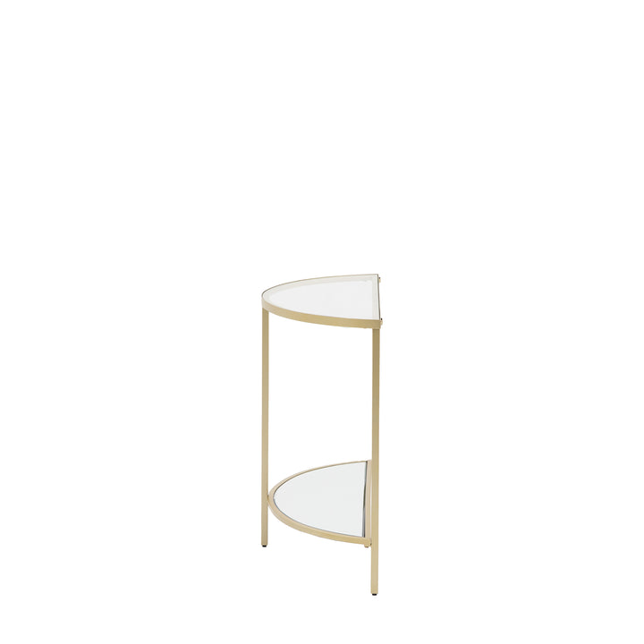 Hudson Console Table in Champagne
