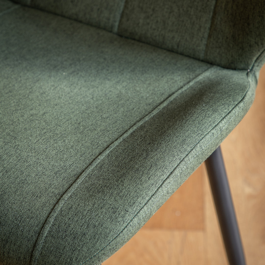 Manford Dining Chair Bottle Green Set of 2