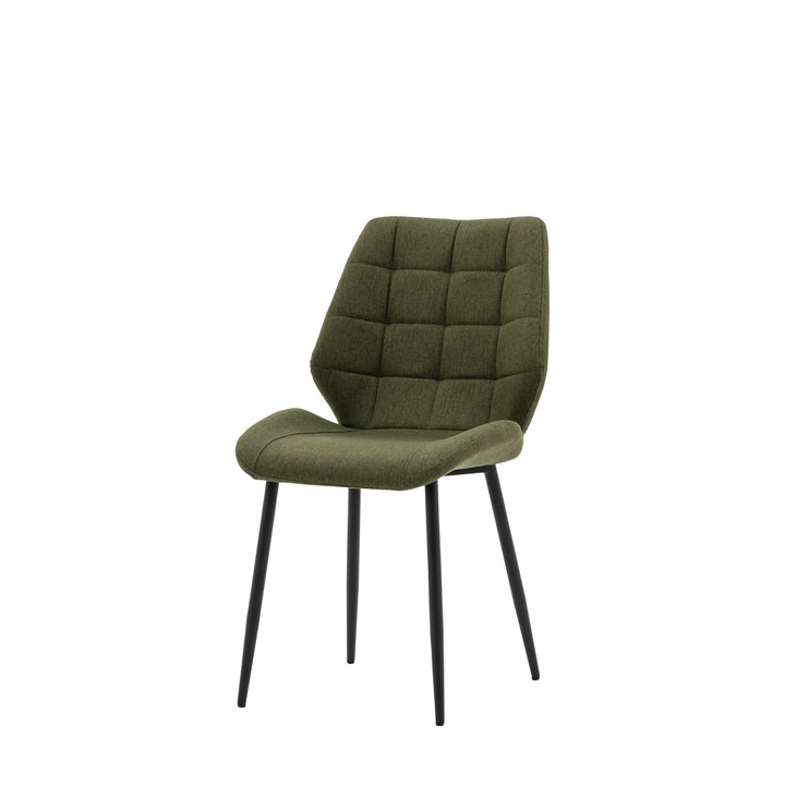 Manford Dining Chair Bottle Green Set of 2