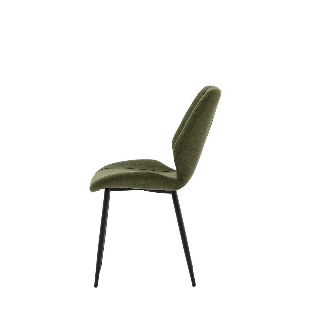 Manford Dining Chair Bottle Green Set of 2