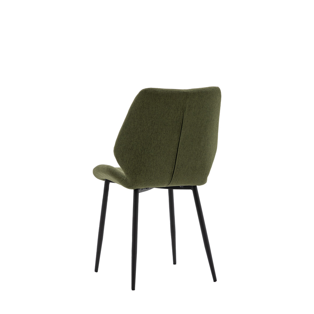 Manford Dining Chair Bottle Green Set of 2