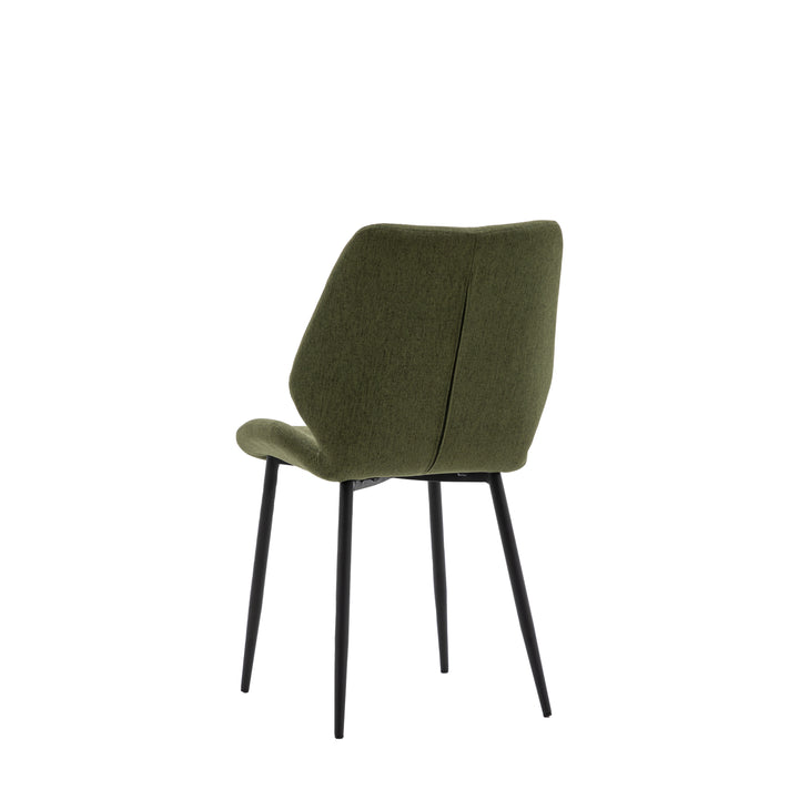 Manford Dining Chair Bottle Green Set of 2