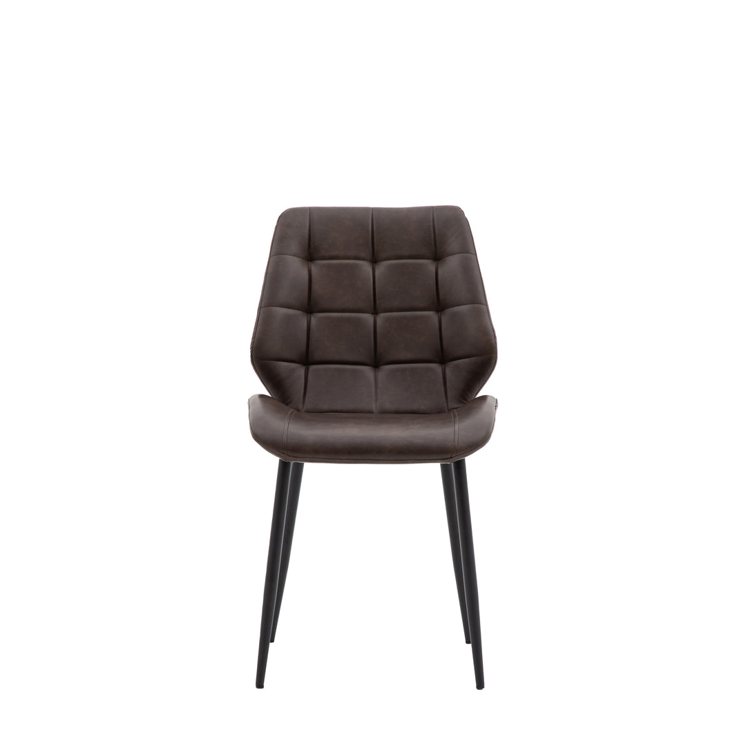 Manford Dining Chair Brown Set of 2