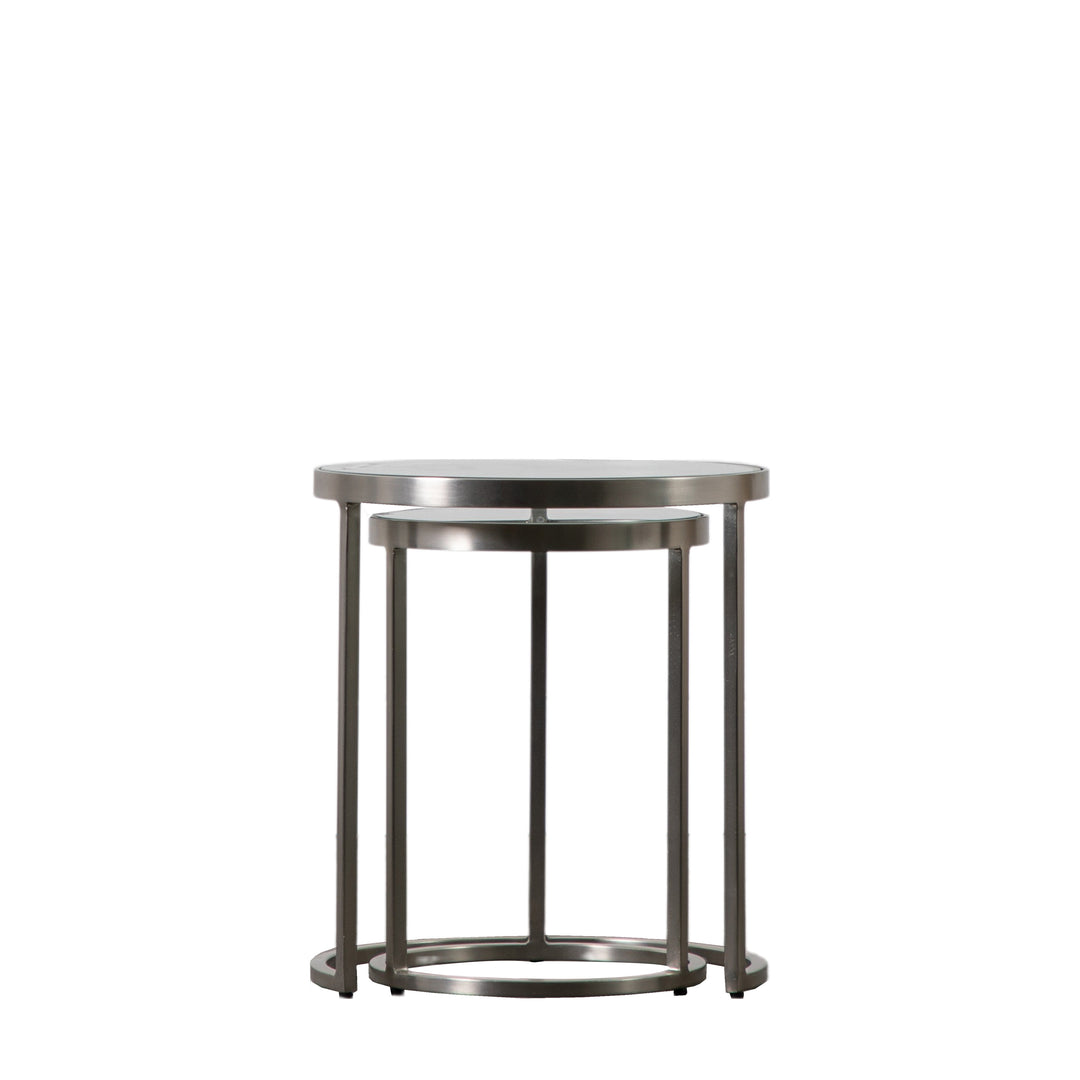 Rowe Nest Tables in Silver