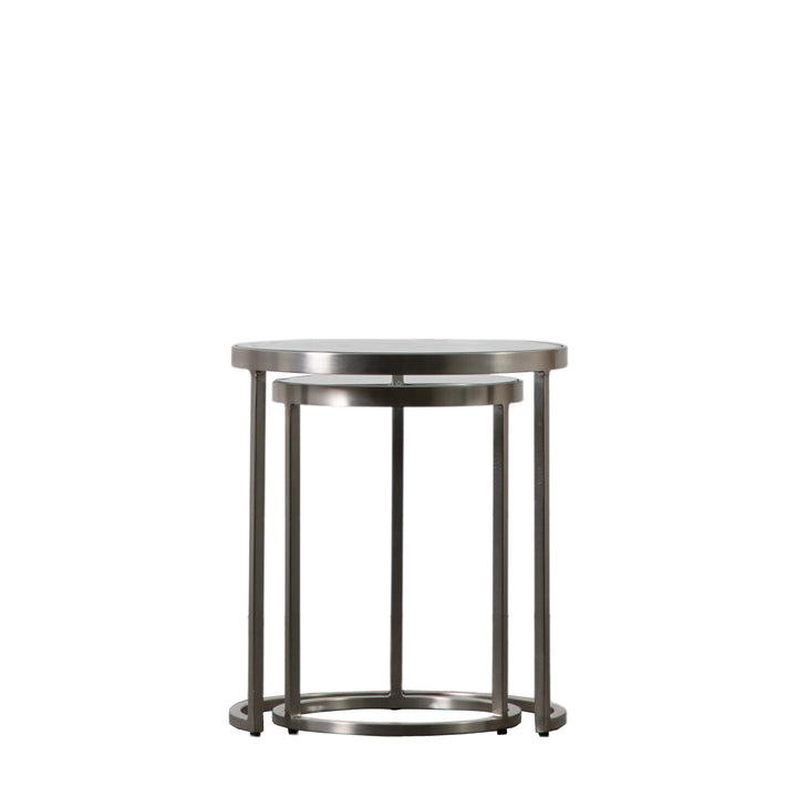Rowe Nest Tables in Silver