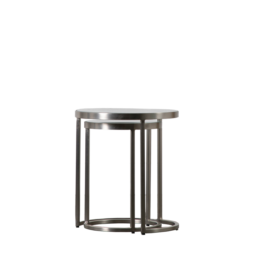 Rowe Nest Tables in Silver
