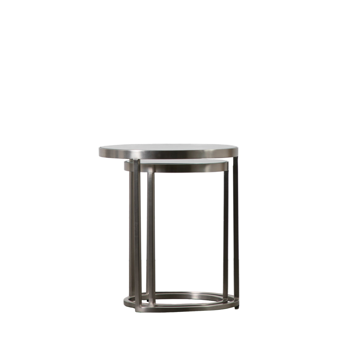 Rowe Nest Tables in Silver