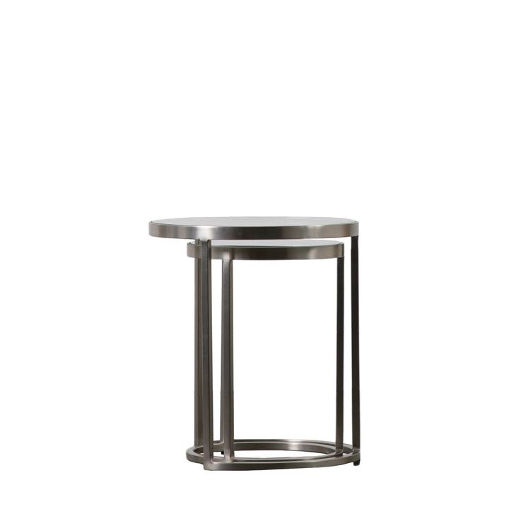 Rowe Nest Tables in Silver