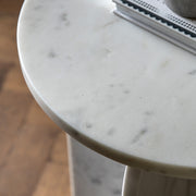 Amalfi Side Table in White