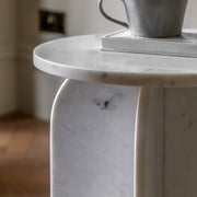Amalfi Side Table in White