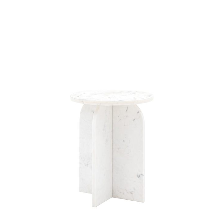Amalfi Side Table in White