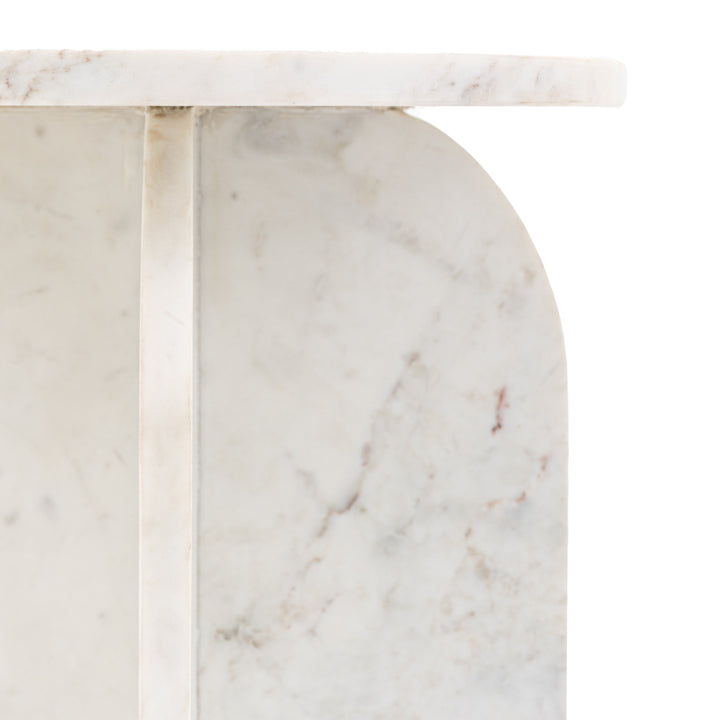 Amalfi Side Table in White
