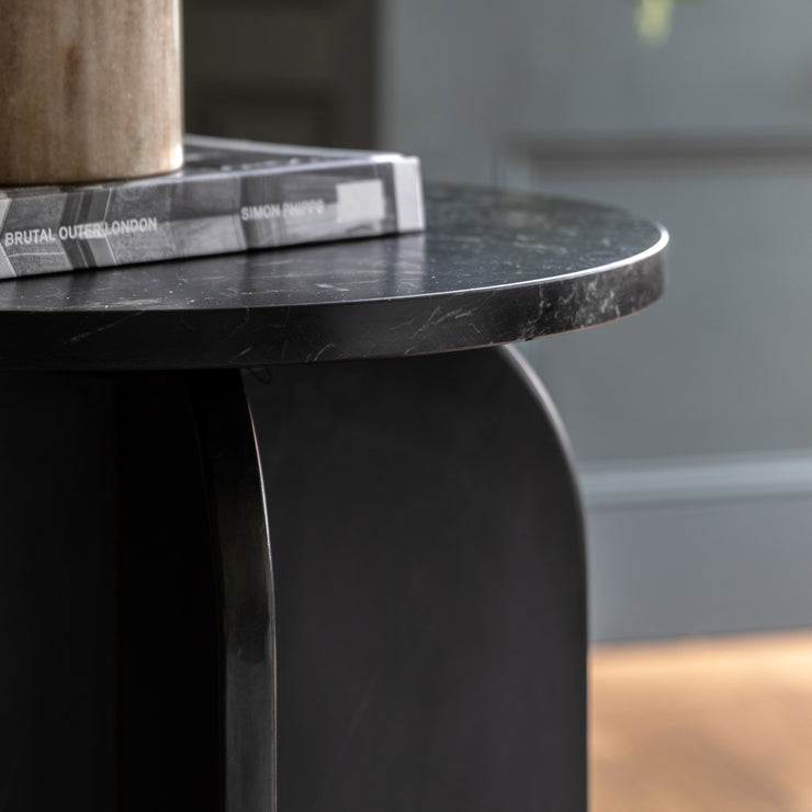 Amalfi Side Table in Black