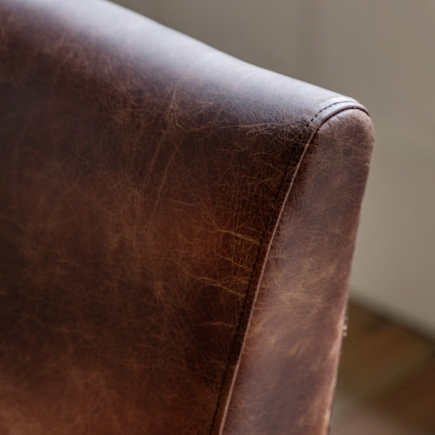 Neyland 2 Seater Sofa in Vintage Brown Leather