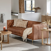 Dalton Sofa in Antique Brown Leather
